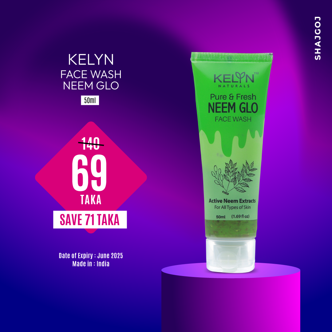 Kelyn Face Wash Neem Glo Shajgoj