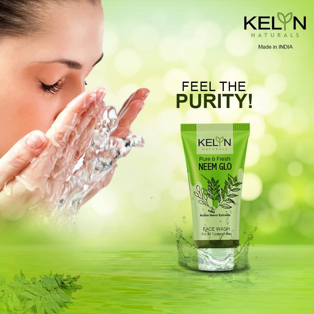 Kelyn Face Wash Neem Glo Shajgoj